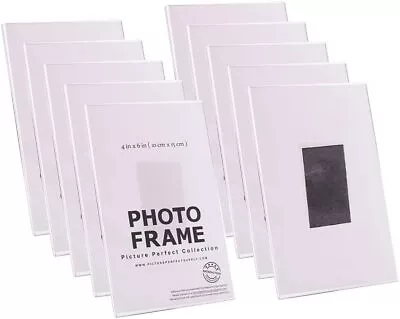 Photo Booth Frames - 4x6 Inch Clear Acrylic Magnetic Picture Frame For • $20.19