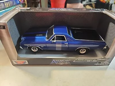 MOTORMAX 79347 1970 CHEVROLET EL CAMINO SS 396 Pickup 1:24 DIECAST MODEL CAR 8  • $16.99