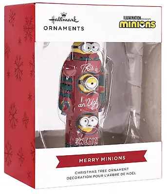 $15.12 • Buy Hallmark The Minions In Ugly Christmas Sweater Christmas Ornament New With Box