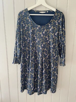 £26.50 • Buy Seasalt Women's Tunic - Broach Spire Round Neck Tunic - Regular, Size 20 Blue