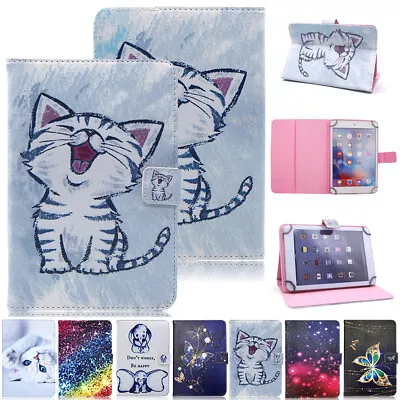 For XGODY 7  10.1''inch Tablet Case Universal Folding Folio Leather Stand Cover • £7.99