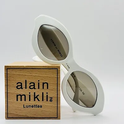 Alain Mikli Sunglasses Ladies Oval White Mikli Par Mikli Vintage Model 7111 New • £170.57
