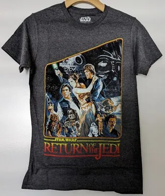 Mens Star Wars Return Of The Jedi Poster Graphic Tee T-shirt Officially Licensed • $19.99