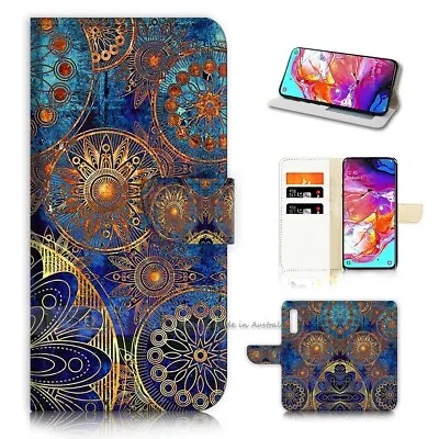 ( For Optus X Power 2 ) Flip Wallet Case Cover AJ40419 Abstract Design • $12.99