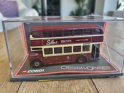 Corgi Original Omnibus 1:76 Leyland Pd2a Cardiff Corporation Rt Tremorfa - 41201 • £11.70