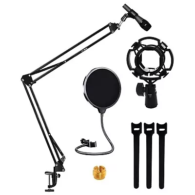 5Core 42  Microphone Scissor Arm Set Mic Stand Suspension Boom Desk Mount Holder • $14.99