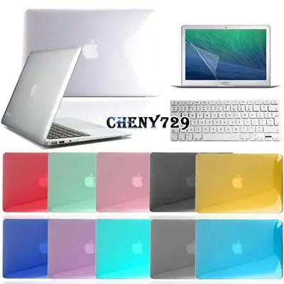 £9.99 • Buy Glossy Case Cover + UK/EU Keyboard Skin + Screen Protector For Apple MacBook