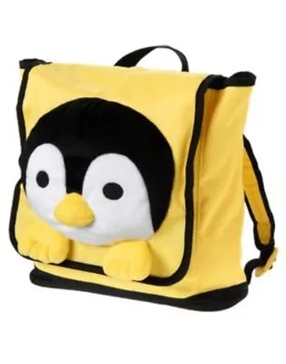 Gymboree Yellow Penguin Plush Backpack Nwt • $9