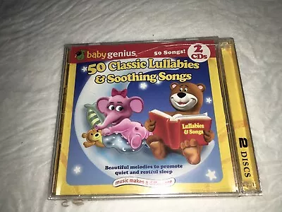 50 Classic Lullabies/Soothing Songs By Baby Genius (CD Aug-2010) • $6.30