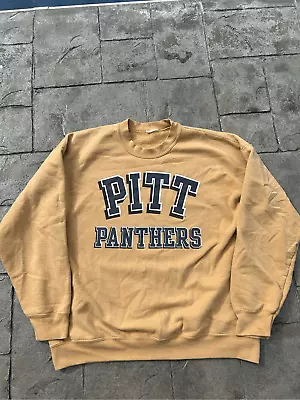 Vintage Y2K Pitt Pittsburgh Panthers Crewneck Sweatshirt College • $25