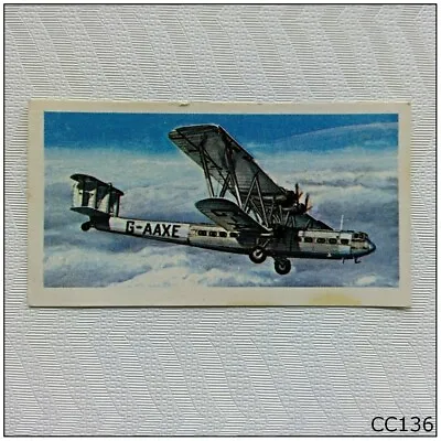 Brooke Bond History Of Aviation #17 Handley Page HP.42 Tea Card (B) (CC136) • £3.12