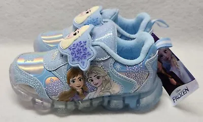 Disney Frozen Toddler Girls' Athletic Light Up Sneakers Size 7/New • $10.50