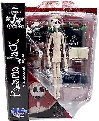 Nightmare Before Christmas Pajama Jack Skellington Action Figure Diamond Select • $149.99