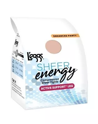 $10.99 • Buy Leggs Womens Sheer Energy Active Support Enhanced Panty