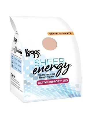 $10.99 • Buy Leggs Womens Sheer Energy Active Support Enhanced Panty