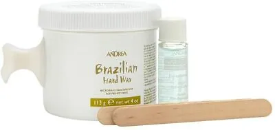 Andrea Brazilian Hard Microwave Bikini Wax + Pre-Epilation Oil No Strips Needed • £19.99