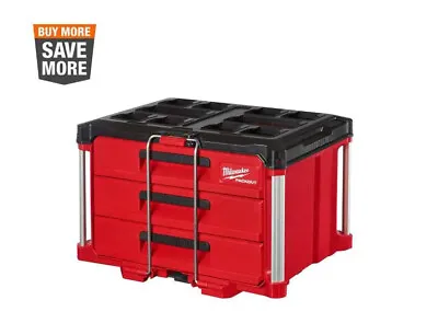 NEW ! PACKOUT 22 In. Modular 3-Drawer Tool Box With Metal Reinforced Corners • $152