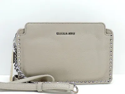 Michael Kors Astor Leather Crossbody Handbag Cement New! NWT • $189.99
