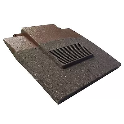 £47.50 • Buy Plain Tile Antique Brown Granulated Finish In Line Roof Tile Vent Ventilator 