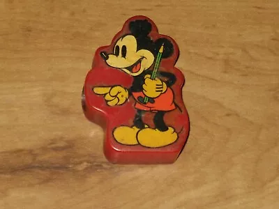 Vintage Mickey Mouse Bakelite Pencil Sharpener • $9.95