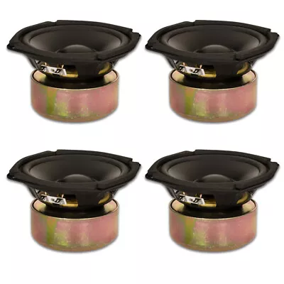 4 Goldwood Sound GW-205/4S Shielded 5.25  Woofers 130 Watts Each 4ohm Speakers • $63.99