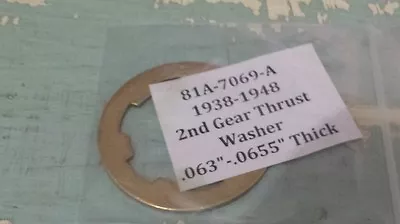 Ford 1938-48 2nd Gear Thrust Washer 81A-7069A Flathead V8 • $12