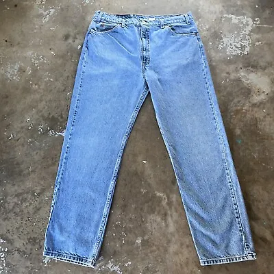 Vintage Levis Jeans Mens Actual 36X30 505 Straight 90s Orange Tab Grunge Punk • $29.98