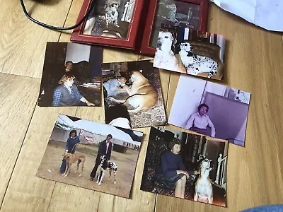 Red Photo Album Vintage Photos Polaroids Oddities Curiosities • £17.80