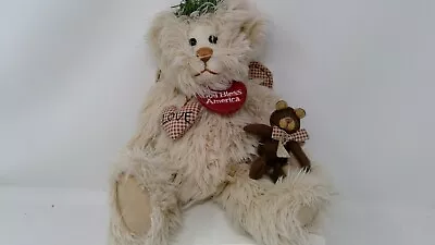 £29.49 • Buy First Edition Artist Designed Ganz Cottage Collectibles Plush Bear - Angeline