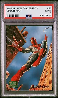 1995 Marvel Masterpieces Spider-Man #91 PSA 9 • $30