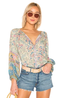 $119 • Buy Spell Oasis Blouse In Opal Size XS NEW