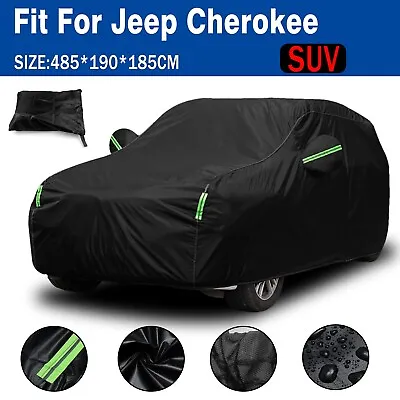 For Jeep Cherokee SUV Waterproof Full Car Cover Snow UV Resistant Protection • $36.99