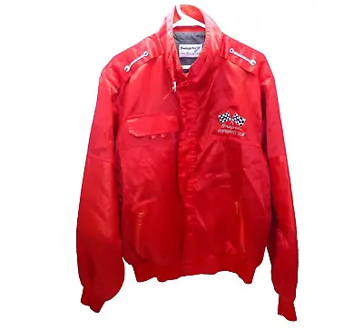 Vintage Snap On Tools Jacket Performance Team Pennzoil 1 Indy Race Car Swingster • $34.99