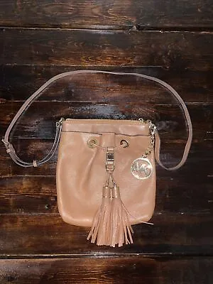 Michael Kors Brown Leather Cross Body Bag • $25