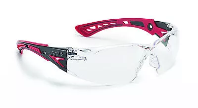 £9.92 • Buy Bolle RUSH+ Safety Glasses - RUSHPPSI - UV Eye Protection - Clear Anti Fog