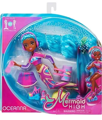 Mermaid High Oceanna Deluxe Mermaid Doll & Accessories With Removable Tail New! • $16.95