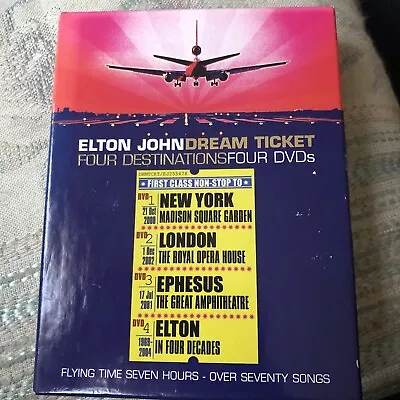 Elton John - Dream Ticket (DVD 2005 4-Disc Set) • $3.93
