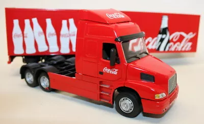 Oxford 1/50 Scale Diecast Truck CR043CC - Volvo NH12 & Fridge Trailer Coca Cola • $73.99