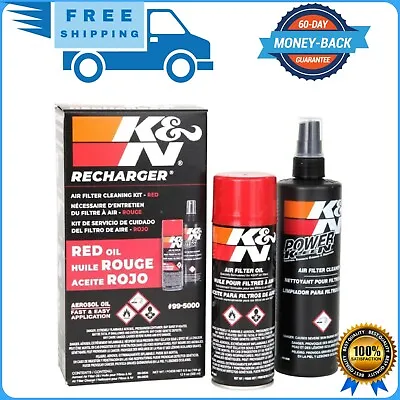 K&N Recharger/Filter Cleaning Kit Aerosol 99-5000 Oil Engine Cleaner Care Spray • $31.79