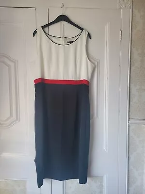 Roman Colour Block Dress Size 18 • £8.99