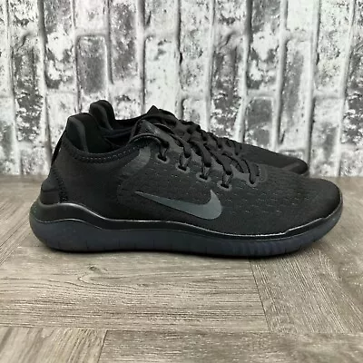 Nike Free RN 2018 Running Shoes Black Anthracite 942836-002 Men Size 13 • $74.99