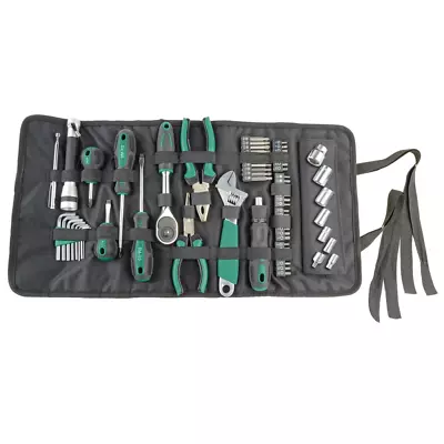 Complete Hand Tool Collection: Brüder Mannesmann 65-Piece Set In Durable Fabric  • £84.54