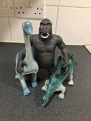 £20 • Buy Vintage Imperial Toys King Kong Green Eyes & Dinosaurs 1985 