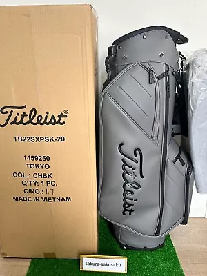 TITLEIST Performance Sports Stand Bag TB22SXPSK CHBK Charcoal X Black Men's New • $340