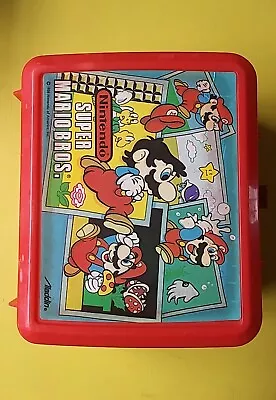Vintage Aladdin 1988 Nintendo Super Mario Bros Lunchbox Collectible No Thermos • $25