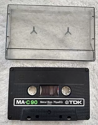 TDK MA-C90 METAL BIAS Cassette Tape C90 Type IV Metal Position USED  • £6