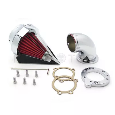 Spike Air Cleaner Filter Kits For Harley S&S Custom Cv Evo Xl Sportster Chrome • $79.89