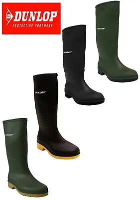 £13.90 • Buy Women's Ladies Girls Dunlop Black Wellington Snow Rain Festival Waterproof Boots