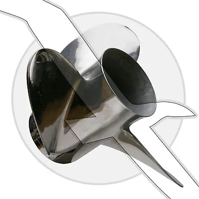 Mercury Marine 25 Pitch LH Mirage Stainless Steel Propeller 48-13707A41 13707A46 • $499.99