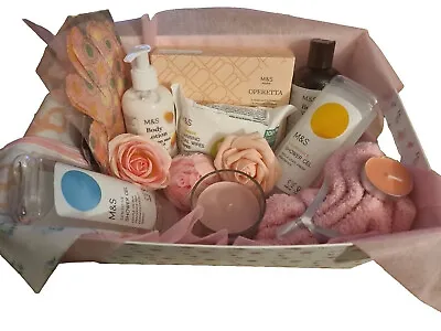 Spa Hamper M&S Luxury Pamper  Basket Mothers Day Birthday Ladies Gift  Present  • £34.93